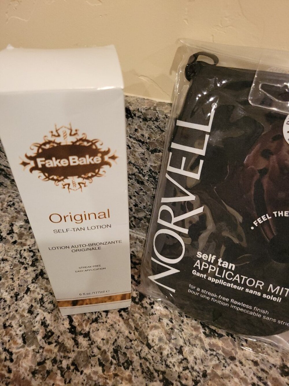 Fake Bake Original Self-Tanning and Norvell Streak Free Self Tanner Mitt